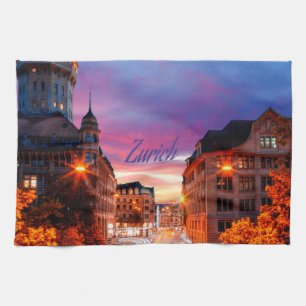 Züch Schweiz Sunset Kökshandduk