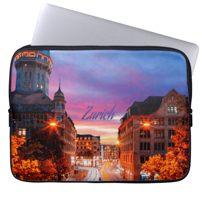 Züch Schweiz Sunset Laptop Fodral (Framsidan)