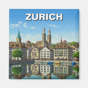 Züch Schweiz Travel Magnet