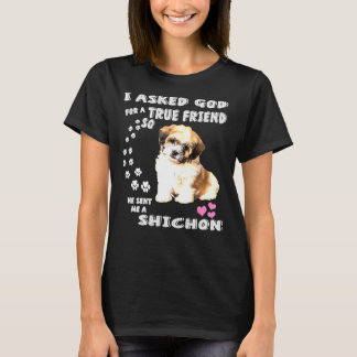 Zuchon Hund Costume Shih Tzu Bichon Mix Valp cut T Shirt