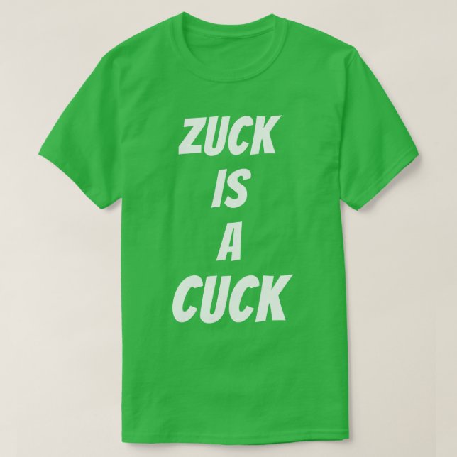 Zuck är en kuck t shirt (Design framsida)