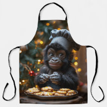 Zuckerbäcker Gorilla Schürze