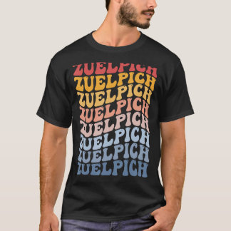 Zuelpich City Groovy Retro T Shirt