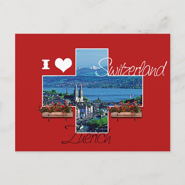Zuerich - vykort (Framsida)