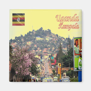 zUG008 KAMPALA, Suburban, Uganda, Afrika, Fridge Magnet