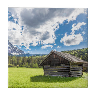 Zugspitze Alm Panorama Garmisch-Partenkirchen Post Kakelplatta