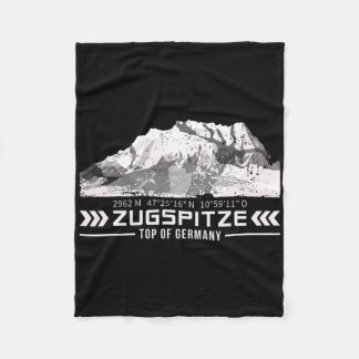 Zugspitze Alperna Wetterstein-bergen Vandring Klät Fleecefilt