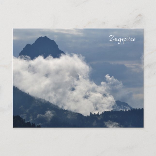 Zugspitze-vykort Vykort (Framsida)
