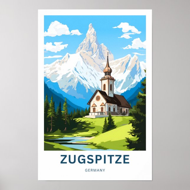 Zugtrots Tyskland reseutskrift Poster (Framsidan)