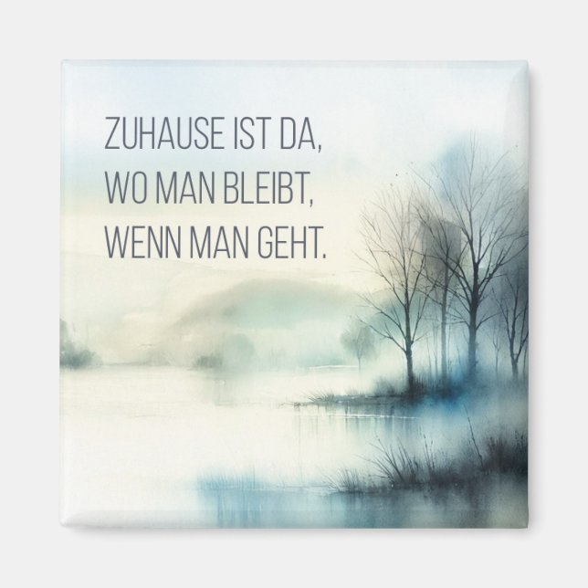 Zuhause  magnet (Framsidan)