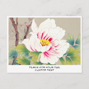 Zuigetsu Ikeda Rosa Camellia japanese blomart Vykort
