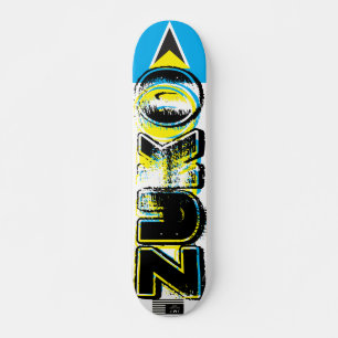 ZUKO 7 3/4-tums Skateboard-däck Mini Skateboard Bräda 18,5 Cm