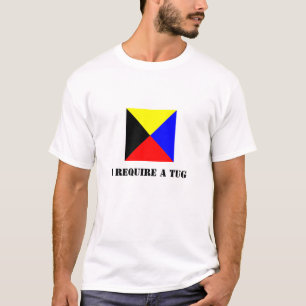 Zulu Flagga (Z Flagga) Ljust Färgad Shirt Tröja