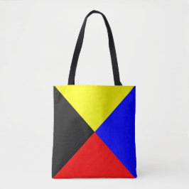 Zulu ICS marin signalflagga Tygkasse