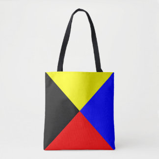 Zulu ICS marin signalflagga Tygkasse