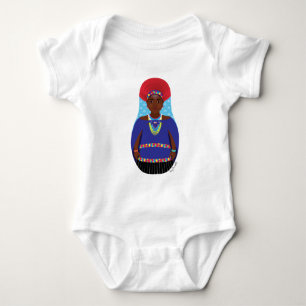 Zulu, sydafrikansk Matryoshka T Shirt