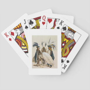 Zulusoldater av kungpanda'sens armé, pläterar 20 casinokort