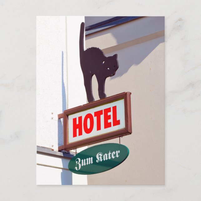 Zum Kater Hotel, Warnemunde, Tyskland Vykort (Framsida)