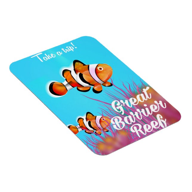 Zuma Beach LA Rail strandaffisch Magnet (Högersidan)