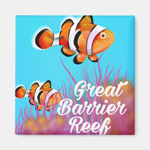 Zuma Beach LA Rail strandaffisch Magnet