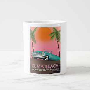 Zuma Beach Los Angeles County Kalifornien Jumbo Mugg