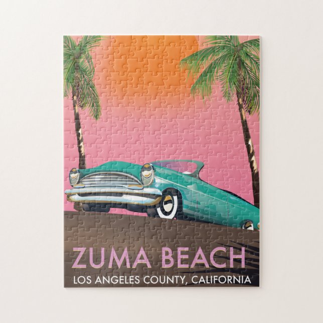 Zuma Beach Los Angeles County Kalifornien Pussel (Vertikal)