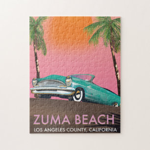 Zuma Beach Los Angeles County Pussel