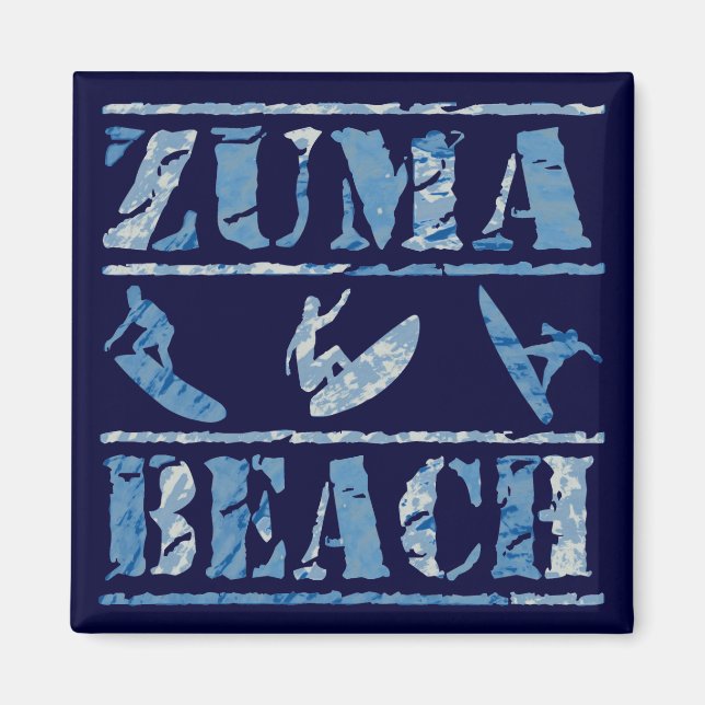 Zuma Beach Magnet (Framsidan)