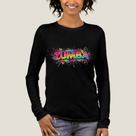 Zumba-Långärmadens bästa design för kvinnor T Shirt