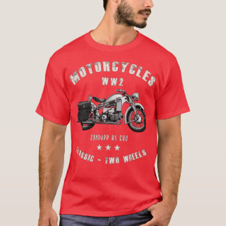 Zundapp KS 600 Retro Vintage Motorcykel WW2 T Shirt
