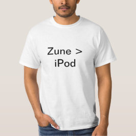 Zune > iPod Tee Shirt