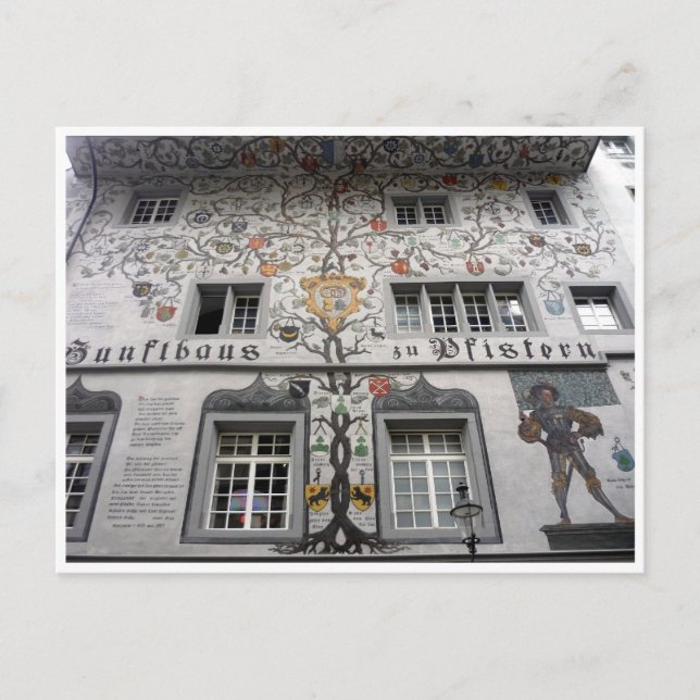 zunfthaus lucerne vykort (Framsida)
