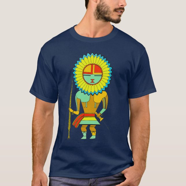 Zuni Man Sunface T-shirt (Framsida)