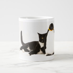 Zunie och penguin jumbo mugg