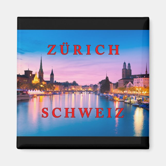 Zürich 003E Magnet (Framsidan)