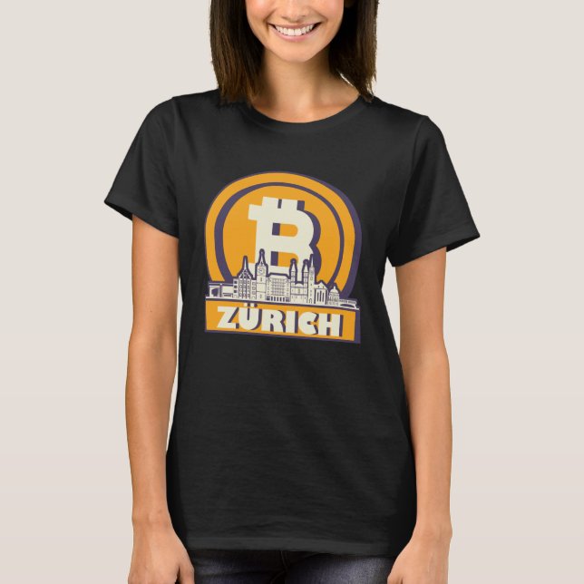 Zürich Bitcoin Maximalist T Shirt (Framsida)