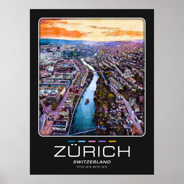 Zurich City Poster (Framsidan)