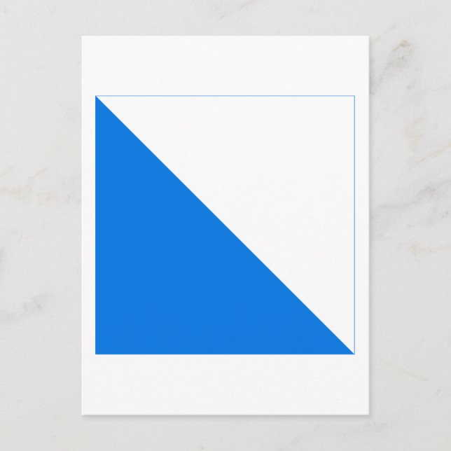 Zurich Flagga Vykort (Framsida)