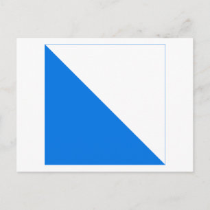 Zurich Flagga Vykort