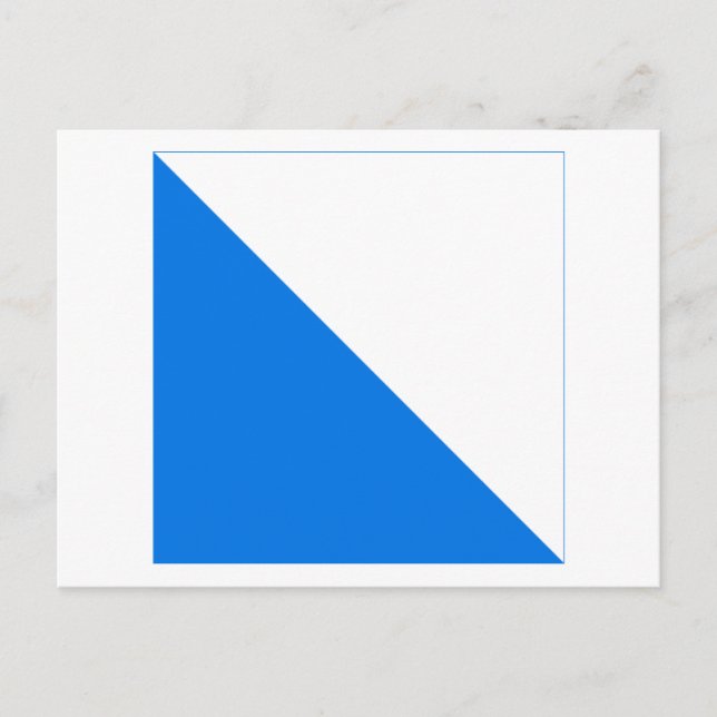 Zurich Flagga Vykort (Framsida)