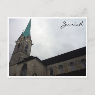 zürich fraumünster vykort