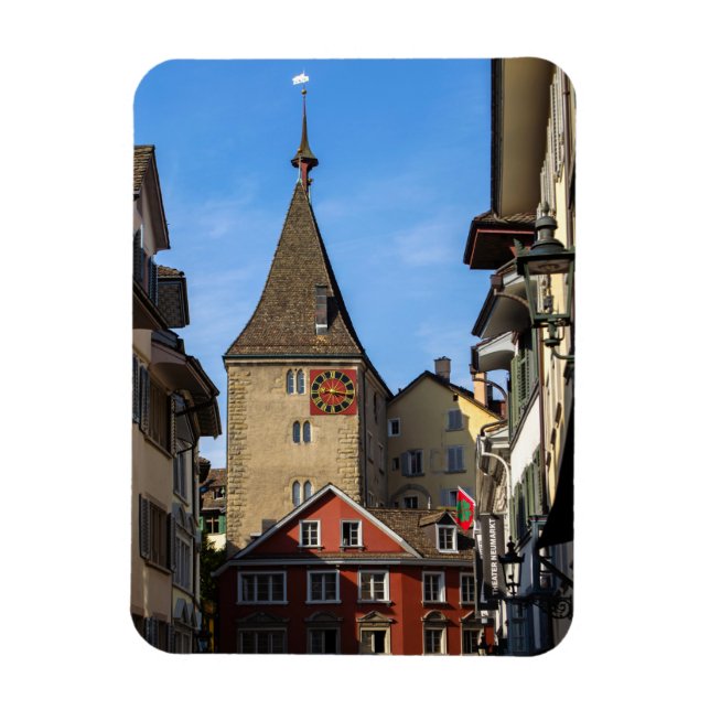 Zurich Grimmenturm Torn Magnet (Vertikal)