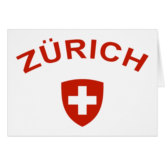 Zurich Hälsningskort (Framsidan Horizontal)