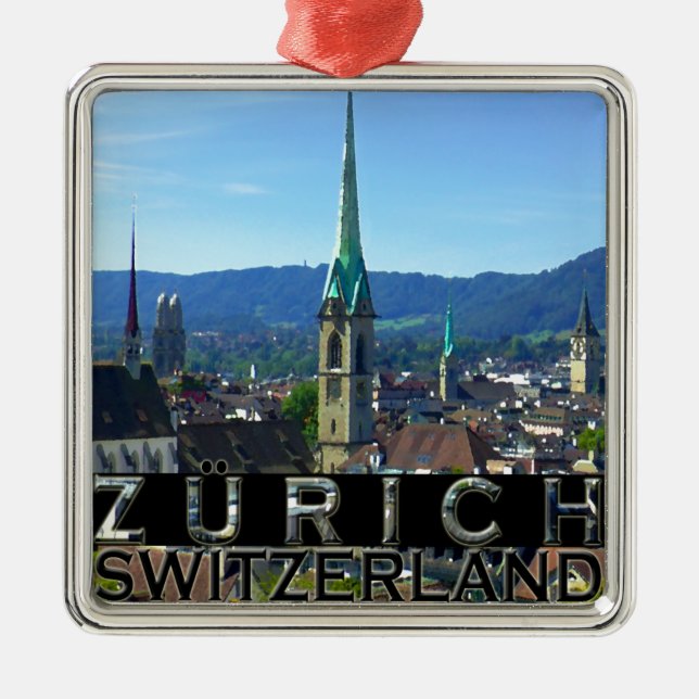 Zürich Julgransprydnad Metall (Framsidan)