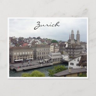 zurich limmat vykort