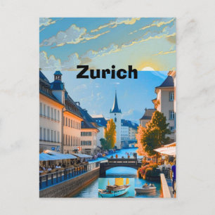 Zurich Resemapp Poster - Schweiz Resa Vykort