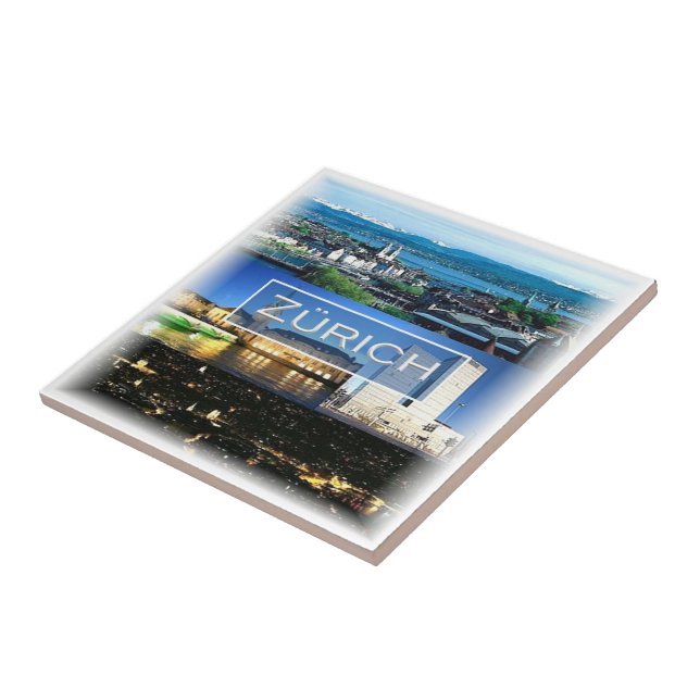 ZURICH Schweiz, 040 Kakelplatta (Sidan)