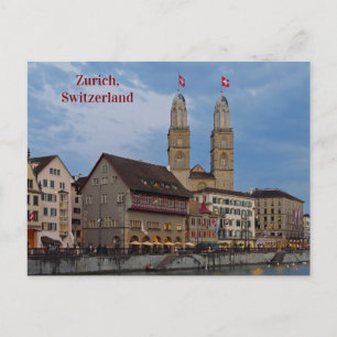 Zurich Schweiz arkitektur Vykort