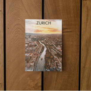 Zürich, Schweiz Europe City View Vykort