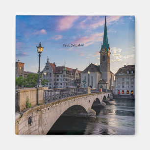 Zürich, Schweiz-fotot, Magnet